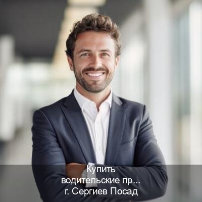 Легальные документы в г. Сергиев Посад (Купить водительские права категории D в Сергиевом Посаде — Дистанционно без посещения) - инструктор Иван 97